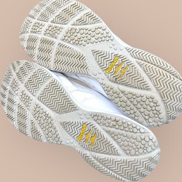 Reebok Leather Comfort Walking Sneakers Men 12 X Wide DMXRIDE Oil Slip Resistant - Picture 9 of 12